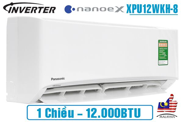 Điều hòa Panasonic NanoeX 12000BTU 1 chiều inverter XPU12WKH-8